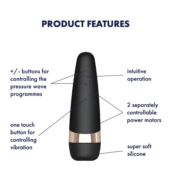 Satisfyer Pro 3+ - klitora stimulators ar vibrāciju, ūdensizturīgs, uzlādējams,