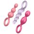 Satisfyer Booty Call - anālais spraudnis komplekts - krāsains (3 daļas)