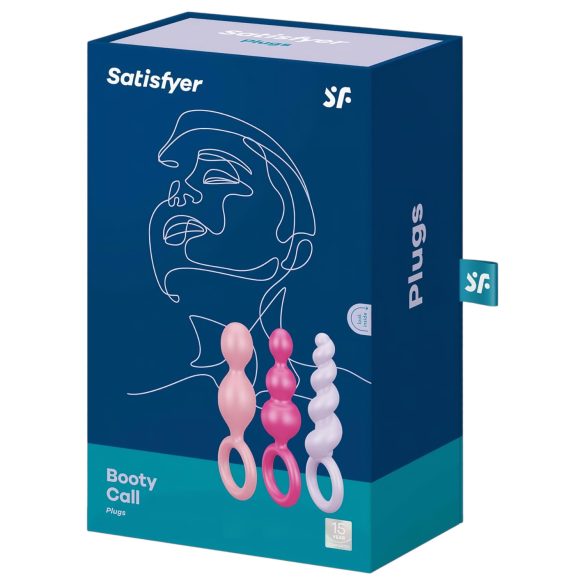 Satisfyer anālais aizbāžņu komplekts 3 gab. krāsains