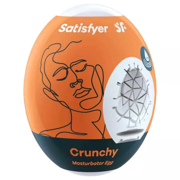 Satisfyer Egg Crunchy - vīriešu masturbators olu forma