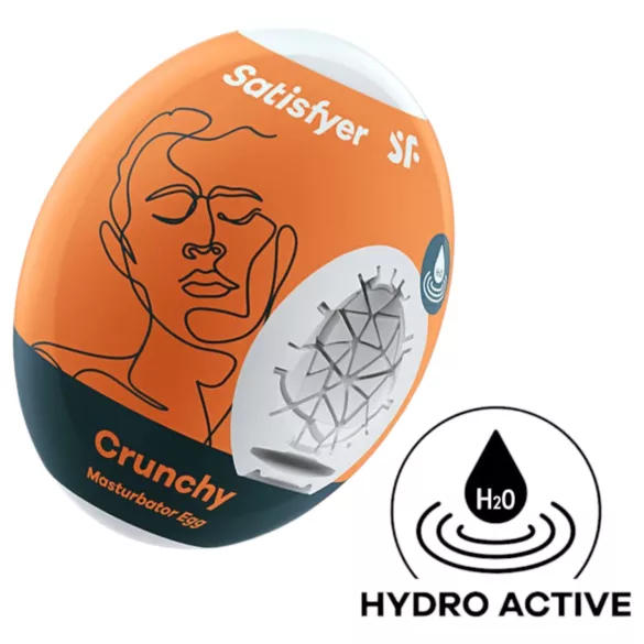 Satisfyer Egg Crunchy - vīriešu masturbators olu forma