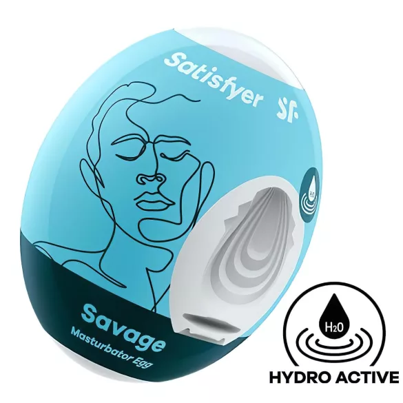 Satisfyer Egg Savage - olas vibrējošs masturbators vīriešiem 1 gab