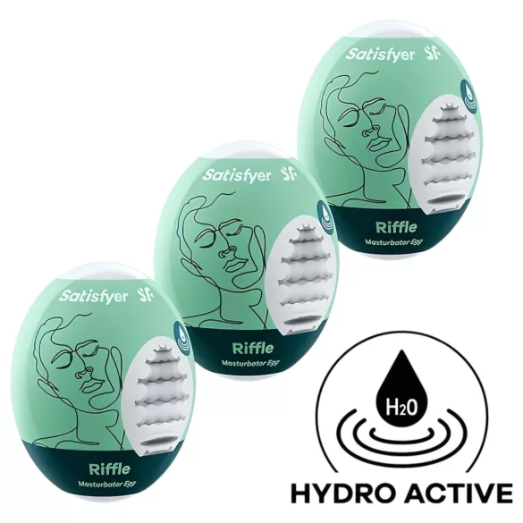 Satisfyer Egg Riffle - masturbators olu komplekts 3 gab