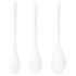 Satisfyer Yoni Power 1 - Geišas bumbiņu komplekts - balts (3 daļas)