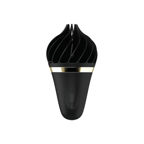 Satisfyer Sweet Treat - uzlādējams, rotējošs klitora vibrators (melns)