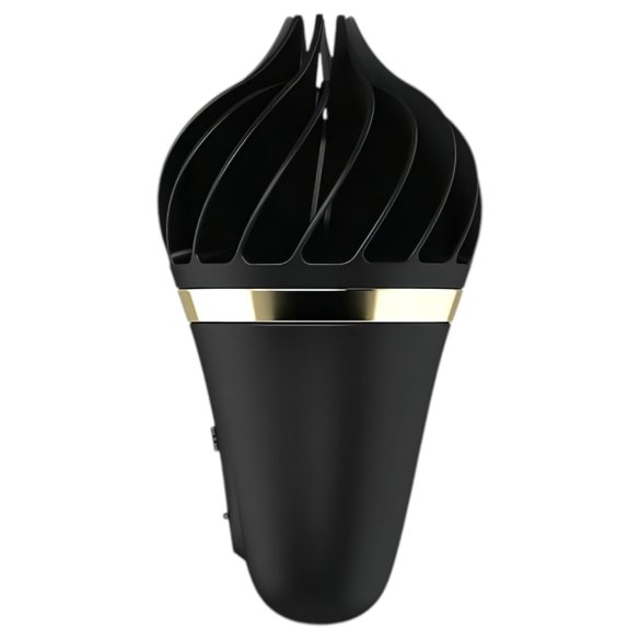 Satisfyer Sweet Treat - uzlādējams rotējošs klitora vibrators melns