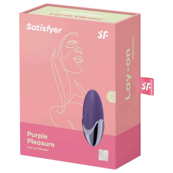 Satisfyer klitora vibrators Purple Pleasure uzlādējams violets