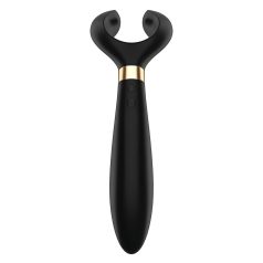   Satisfyer Endless Fun - akumulators, ūdensizturīgs pāru vibrators (melns)