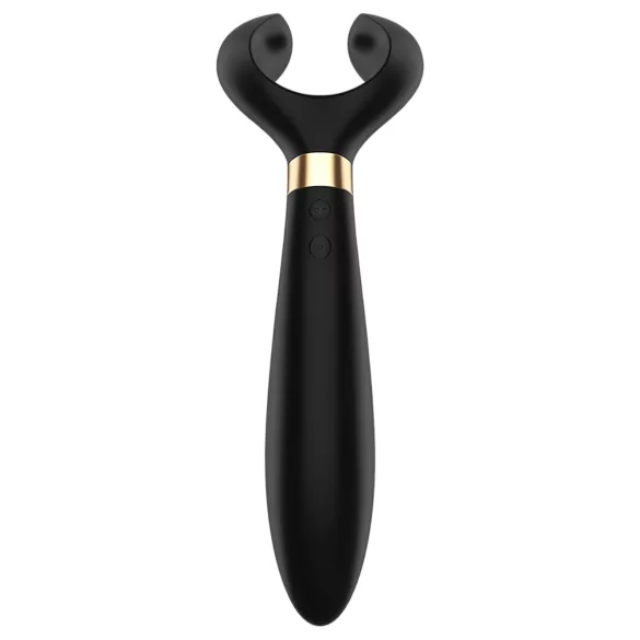 Satisfyer Endless Fun - uzlādējams, ūdensizturīgs pāru vibrators (melns)