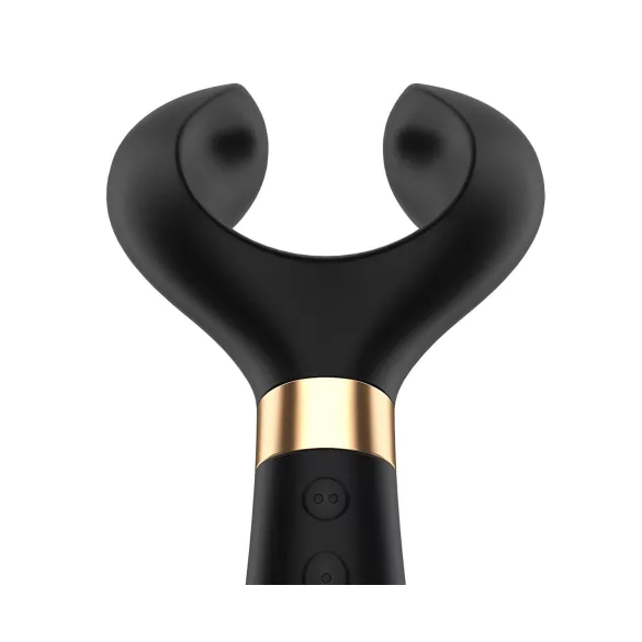 Satisfyer Endless Fun - uzlādējams, ūdensizturīgs pāru vibrators (melns)