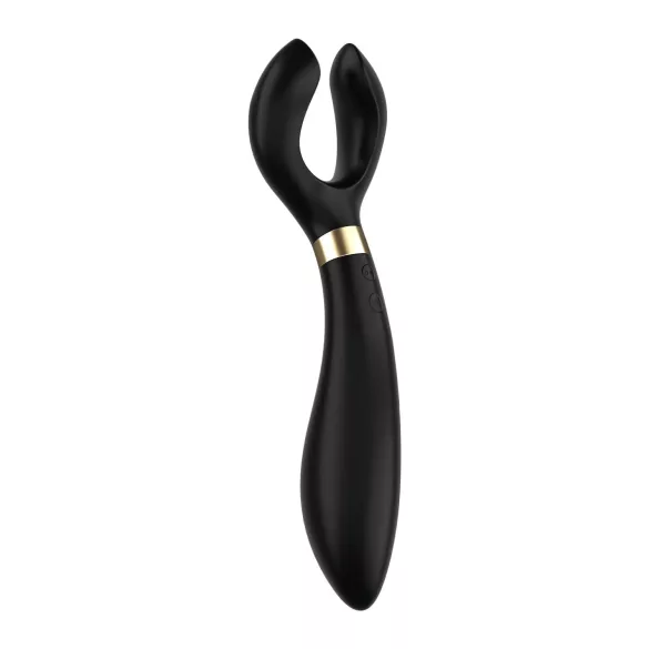 Satisfyer Endless Fun - uzlādējams, ūdensizturīgs pāru vibrators (melns)