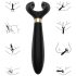 Satisfyer Endless Fun - akumulators, ūdensizturīgs pāru vibrators (melns)