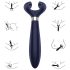 Satisfyer Endless Fun - akumulators, ūdensizturīgs pāru vibrators (zils)