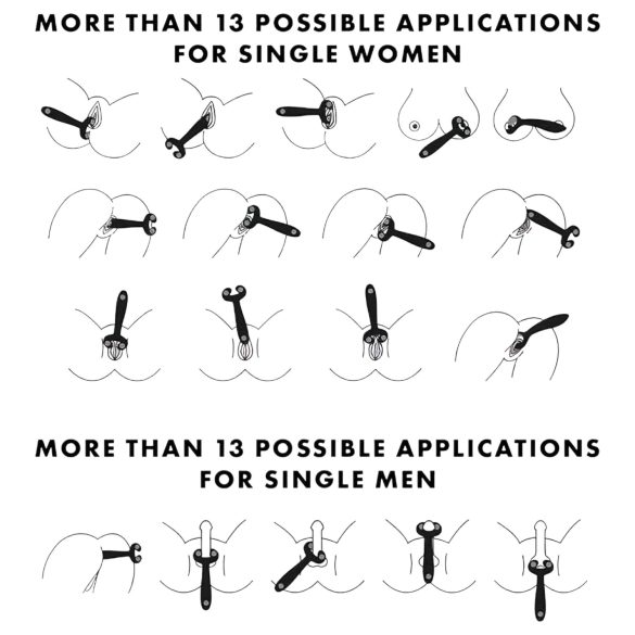 Satisfyer Endless Fun - pāru vibrators, uzlādējams, ūdensizturīgs, zils