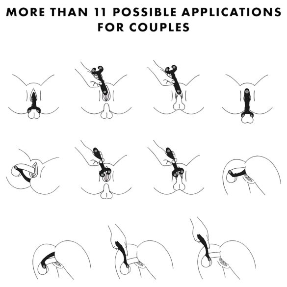 Satisfyer Endless Fun - pāru vibrators, uzlādējams, ūdensizturīgs, zils