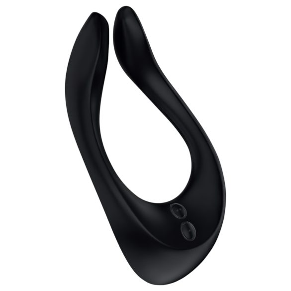 Satisfyer Endless Joy - pāru vibrators, uzlādējams, ūdensizturīgs, melns