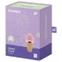 Satisfyer Sweet Treat - uzlādējams rotējošs klitora vibrators rozā-brūns