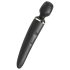 Satisfyer Wand-er Woman - ūdensnecaurlaidīgs masāžas vibrators (melns)