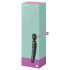 Satisfyer Wand-er Woman - masāžas vibrators ūdensizturīgs melns