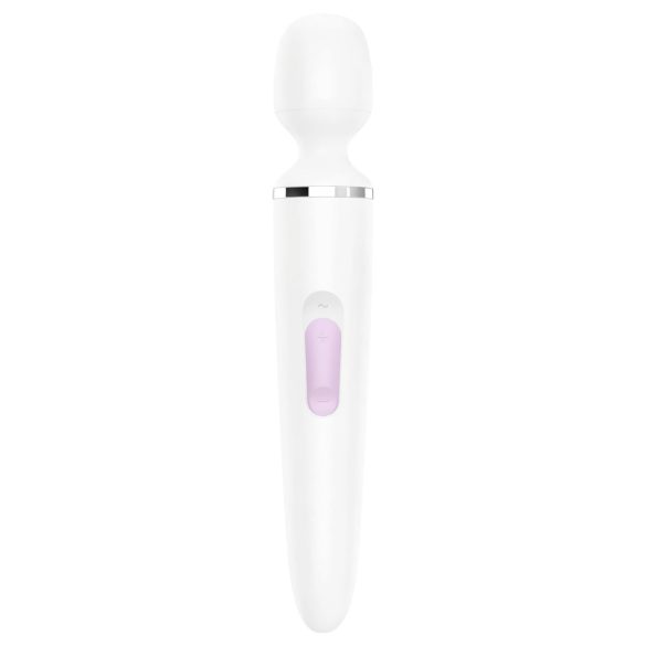 Satisfyer Wand-er Woman - ūdensizturīgs masāžas vibrators (balts)