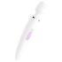 Satisfyer Wand-er Woman - ūdensizturīgs masāžas vibrators (balts)