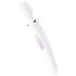 Satisfyer Wand-er Woman - ūdensizturīgs masāžas vibrators (balts)