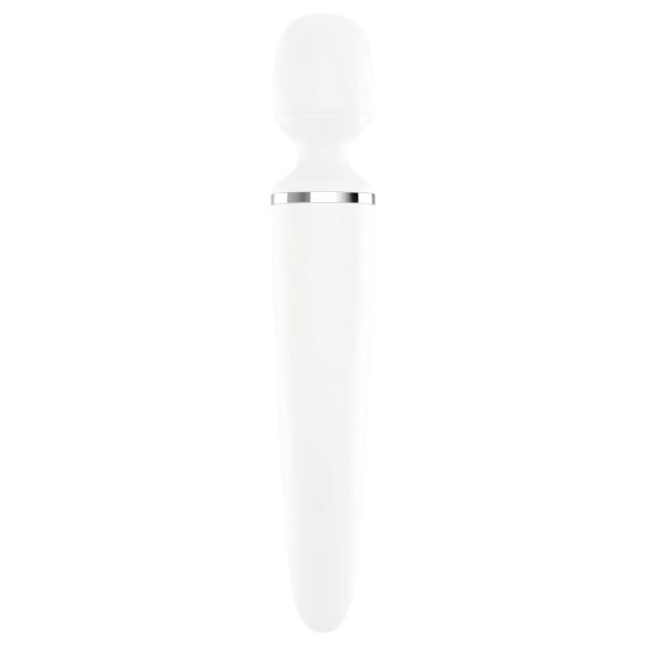 Satisfyer Wand-er Woman - ūdensizturīgs masāžas vibrators (balts)