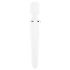 Satisfyer Wand-er Woman - ūdensizturīgs masāžas vibrators (balts)