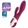 Satisfyer Heated Affair - vibrators ar klitorālo rokturi, sildošs, sarkans