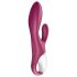 Satisfyer Heated Affair - sildošs, klitorisu stimulējošs vibrators (sarkans)