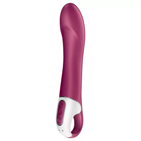Satisfyer Big Heat - G-punkta vibrators ar sildīšanu, uzlādējams, sarkans