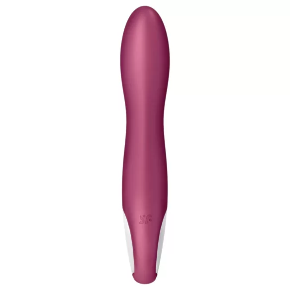 Satisfyer Big Heat - G-punkta vibrators ar sildīšanu, uzlādējams, sarkans
