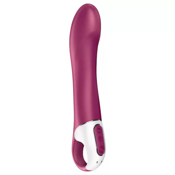 Satisfyer Big Heat - G-punkta vibrators ar sildīšanu, uzlādējams, sarkans