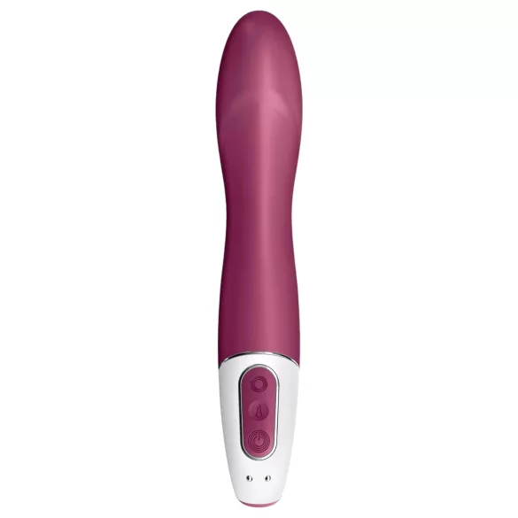 Satisfyer Big Heat - G-punkta vibrators ar sildīšanu, uzlādējams, sarkans