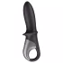 Satisfyer Hot Passion - anālais vibrators ar sildīšanu, melns