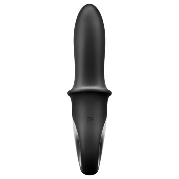 Satisfyer Hot Passion - anālais vibrators ar sildīšanu, melns