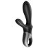 Satisfyer Heat Climax+ – gudrs, sildošs anālais vibrators (melns)