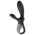 Satisfyer Heat Climax+ – gudrs, sildošs anālais vibrators (melns)