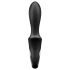 Gudrais sildošais anālais vibrators Satisfyer (melns)
