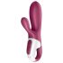 Satisfyer Hot Bunny - inteliģents sildošs klitora vibrators (sarkans)