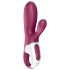 Satisfyer Hot Bunny - inteliģents sildošs klitora vibrators (sarkans)