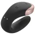 Satisfyer Double Love - pāru vibrators ar tālvadību, viedais, melns