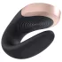 Satisfyer Double Love - pāru vibrators ar tālvadību, viedais, melns