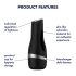 Satisfyer Vīriešiem Classic - manuāls sūkšanas masturbators (sudraba)