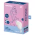 Satisfyer Love Triangle - lietotnes vadāms gaisa viļņu klitora stimulators (balts)