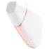 Satisfyer Love Triangle - lietotnes vadāms gaisa viļņu klitora stimulators (balts)