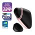 Satisfyer Love Triangle - gudrais gaisa klitora stimulators (melns)