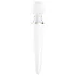 Satisfyer Double Wand-er - lietotnes vadāms masāžas vibrators (balts)