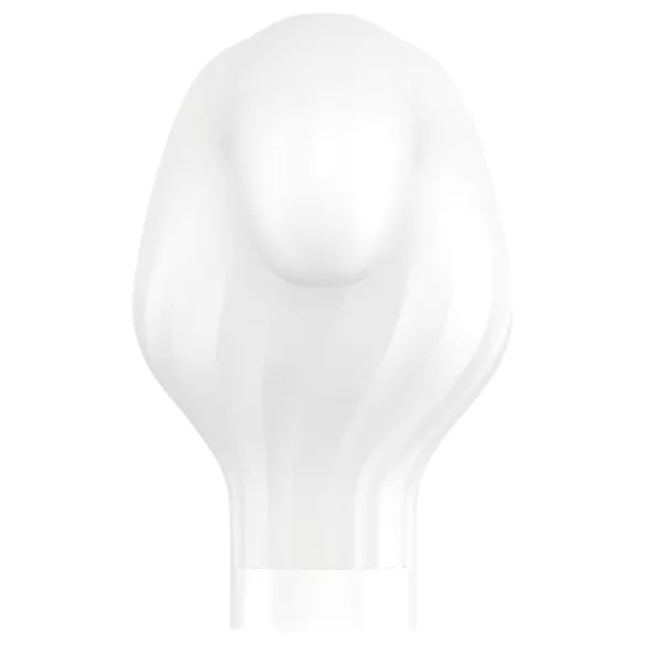 Satisfyer Double Wand-er - lietotnes vadāms masāžas vibrators (balts)