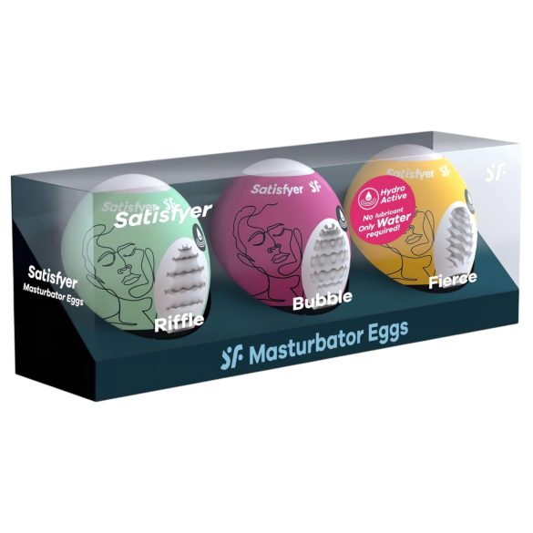 Satisfyer Egg RBF - masturbators olu komplekts 3 gab.